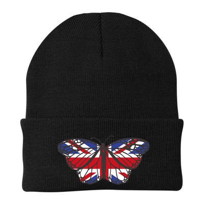 United Kingdom Flag Butterfly Beanie