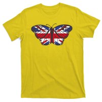 United Kingdom Flag Butterfly T-Shirt