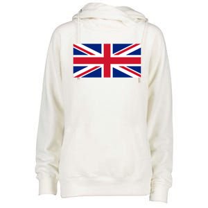 United Kingdom Flag British Union Jack Uk Flags Gift Womens Funnel Neck Pullover Hood