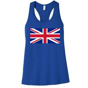 United Kingdom Flag British Union Jack Uk Flags Gift Women's Racerback Tank