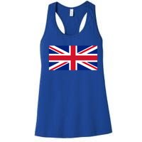 United Kingdom Flag British Union Jack Uk Flags Gift Women's Racerback Tank