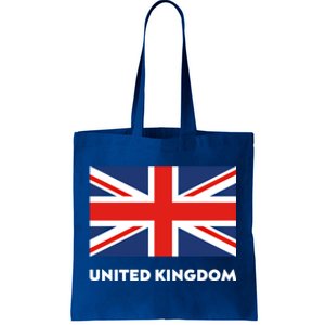 United Kingdom Flag White Blue And Red England Union Jack Gift Tote Bag