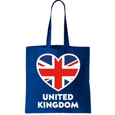 United Kingdom Flag Heart Shaped England Union Jack Great Gift Bag