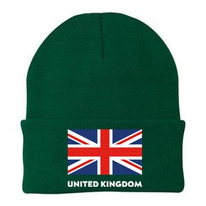 United Kingdom Flag White Blue And Red England Union Jack Gift Knit Cap Winter Beanie