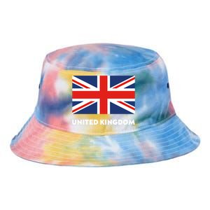 United Kingdom Flag White Blue And Red England Union Jack Gift Tie Dye Newport Bucket Hat