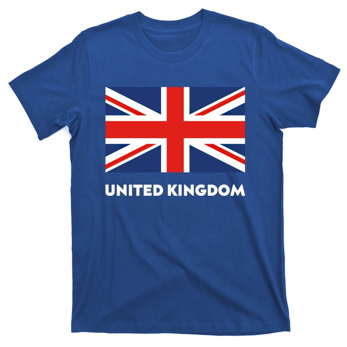 United Kingdom Flag White Blue And Red England Union Jack Gift T-Shirt