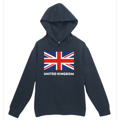 United Kingdom Flag White Blue And Red England Union Jack Gift Urban Pullover Hoodie