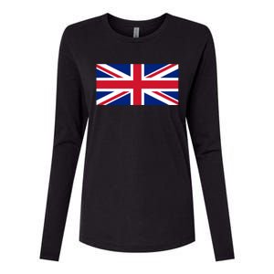 United Kingdom Flag British Union Jack Uk Flags Great Gift Womens Cotton Relaxed Long Sleeve T-Shirt