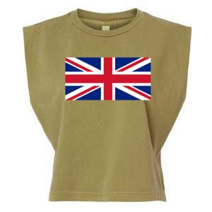 United Kingdom Flag British Union Jack Uk Flags Great Gift Garment-Dyed Women's Muscle Tee