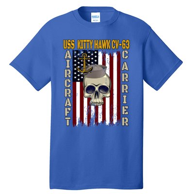 Uss Kitty Hawk Cvmeaningful Gift63 Veterans Day Dad Son Grandpa Great Gift Tall T-Shirt