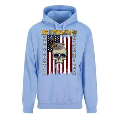 Uss Kitty Hawk Cvmeaningful Gift63 Veterans Day Dad Son Grandpa Great Gift Unisex Surf Hoodie