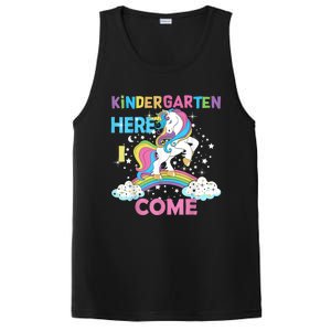 Unicorn Kindergarten Here I Come School Kindergarten Girl PosiCharge Competitor Tank