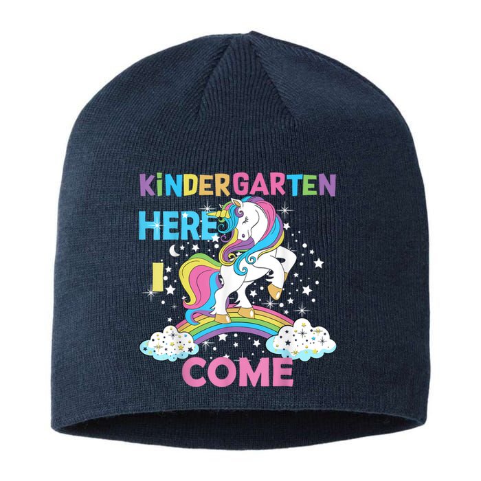 Unicorn Kindergarten Here I Come School Kindergarten Girl Sustainable Beanie