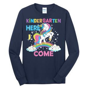 Unicorn Kindergarten Here I Come School Kindergarten Girl Tall Long Sleeve T-Shirt