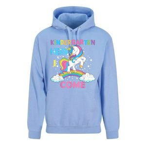 Unicorn Kindergarten Here I Come School Kindergarten Girl Unisex Surf Hoodie