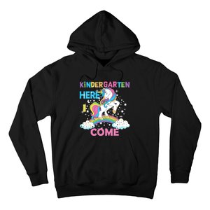 Unicorn Kindergarten Here I come School Kindergarten Girl Hoodie