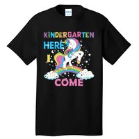 Unicorn Kindergarten Here I come School Kindergarten Girl Tall T-Shirt