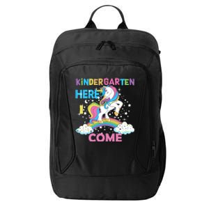 Unicorn Kindergarten Here I come School Kindergarten Girl City Backpack