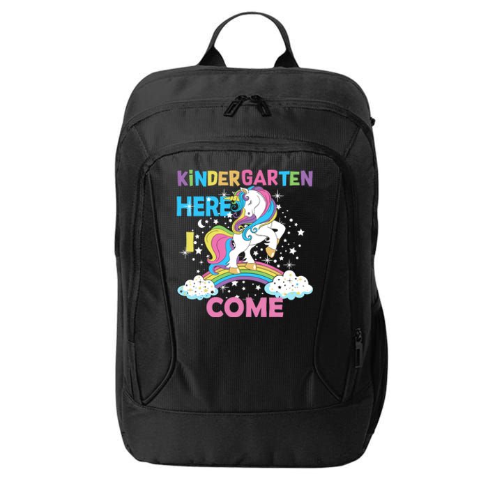 Unicorn Kindergarten Here I come School Kindergarten Girl City Backpack