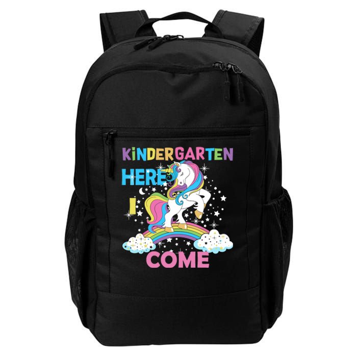 Unicorn Kindergarten Here I come School Kindergarten Girl Daily Commute Backpack