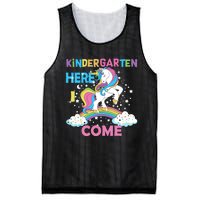 Unicorn Kindergarten Here I come School Kindergarten Girl Mesh Reversible Basketball Jersey Tank