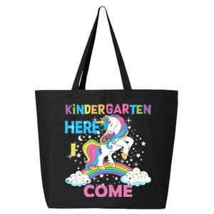 Unicorn Kindergarten Here I come School Kindergarten Girl 25L Jumbo Tote