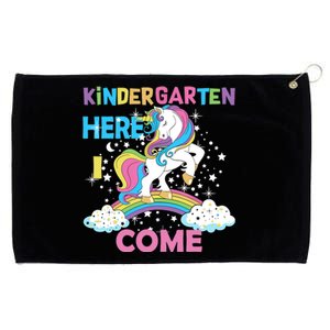 Unicorn Kindergarten Here I come School Kindergarten Girl Grommeted Golf Towel