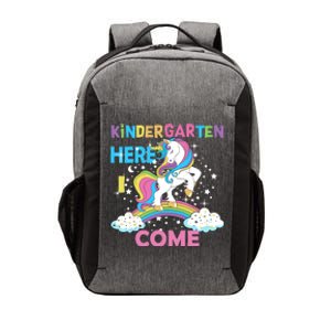 Unicorn Kindergarten Here I come School Kindergarten Girl Vector Backpack