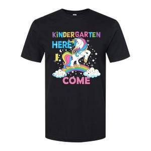 Unicorn Kindergarten Here I come School Kindergarten Girl Softstyle CVC T-Shirt