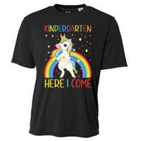 Unicorn Kindergarten Here I Come School Girl Back To School Cooling Performance Crew T-Shirt