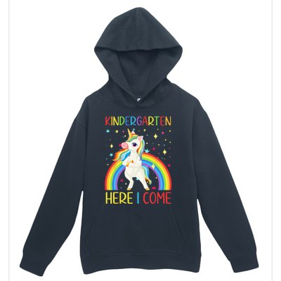 Unicorn Kindergarten Here I Come School Girl Back To School Urban Pullover Hoodie