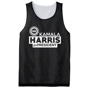 Uaw Kamala Harris For President Mesh Reversible Basketball Jersey Tank