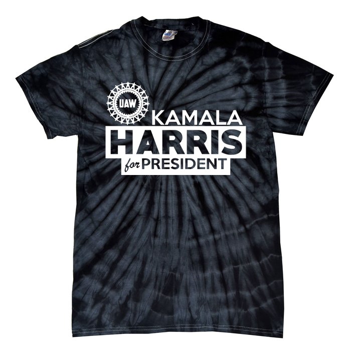 Uaw Kamala Harris For President Tie-Dye T-Shirt