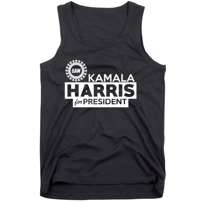 Uaw Kamala Harris For President Tank Top