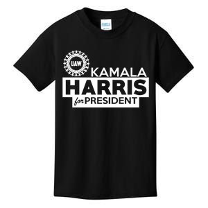 Uaw Kamala Harris For President Kids T-Shirt