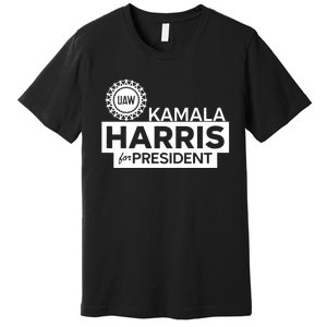 Uaw Kamala Harris For President 2024 Premium T-Shirt