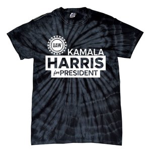 Uaw Kamala Harris For President 2024 Tie-Dye T-Shirt