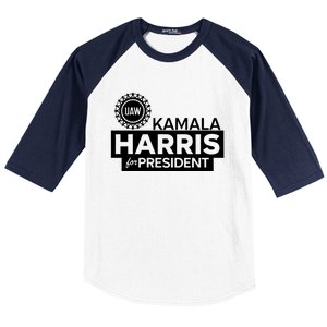 Uaw Kamala Harris For President 2024 Baseball Sleeve Shirt