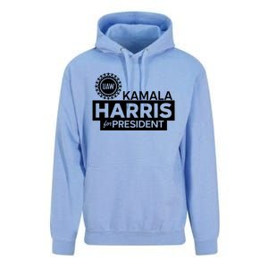 Uaw Kamala Harris For President 2024 Unisex Surf Hoodie