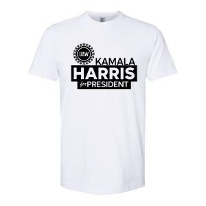 Uaw Kamala Harris For President 2024 Softstyle CVC T-Shirt