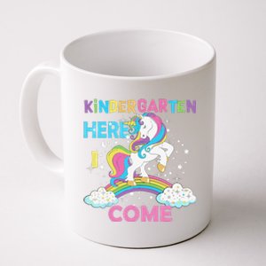 Unicorn Kindergarten Here I Come School Kindergarten Coffee Mug