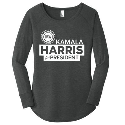 Uaw Kamala Harris For President 2024 Women's Perfect Tri Tunic Long Sleeve Shirt