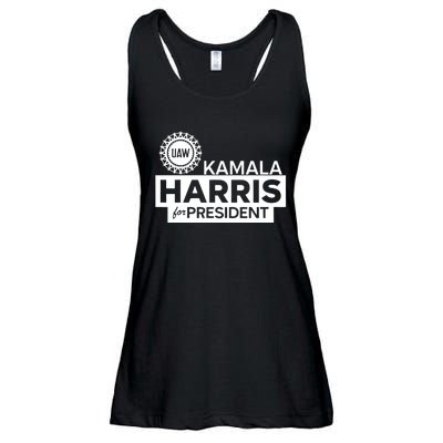 Uaw Kamala Harris For President 2024 Ladies Essential Flowy Tank