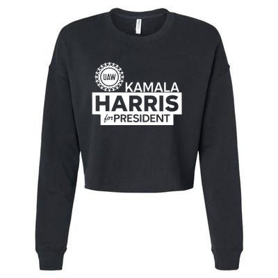 Uaw Kamala Harris For President 2024 Cropped Pullover Crew