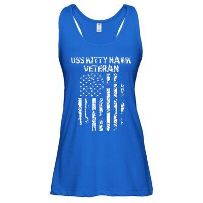 Uss Kitty Hawk Veteran Ladies Essential Flowy Tank