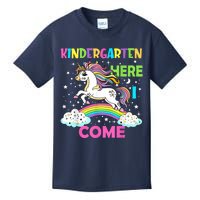 Unicorn Kindergarten Here I Come School Kindergarten Girl Kids T-Shirt