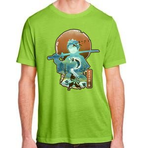 Ukiyo Breath Of Water Samurai Adult ChromaSoft Performance T-Shirt