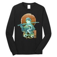 Ukiyo Breath Of Water Samurai Long Sleeve Shirt