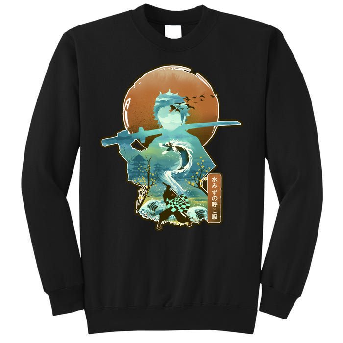 Ukiyo Breath Of Water Samurai Sweatshirt