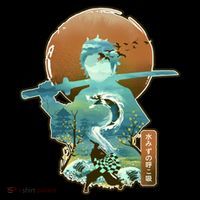 Ukiyo Breath Of Water Samurai T-Shirt